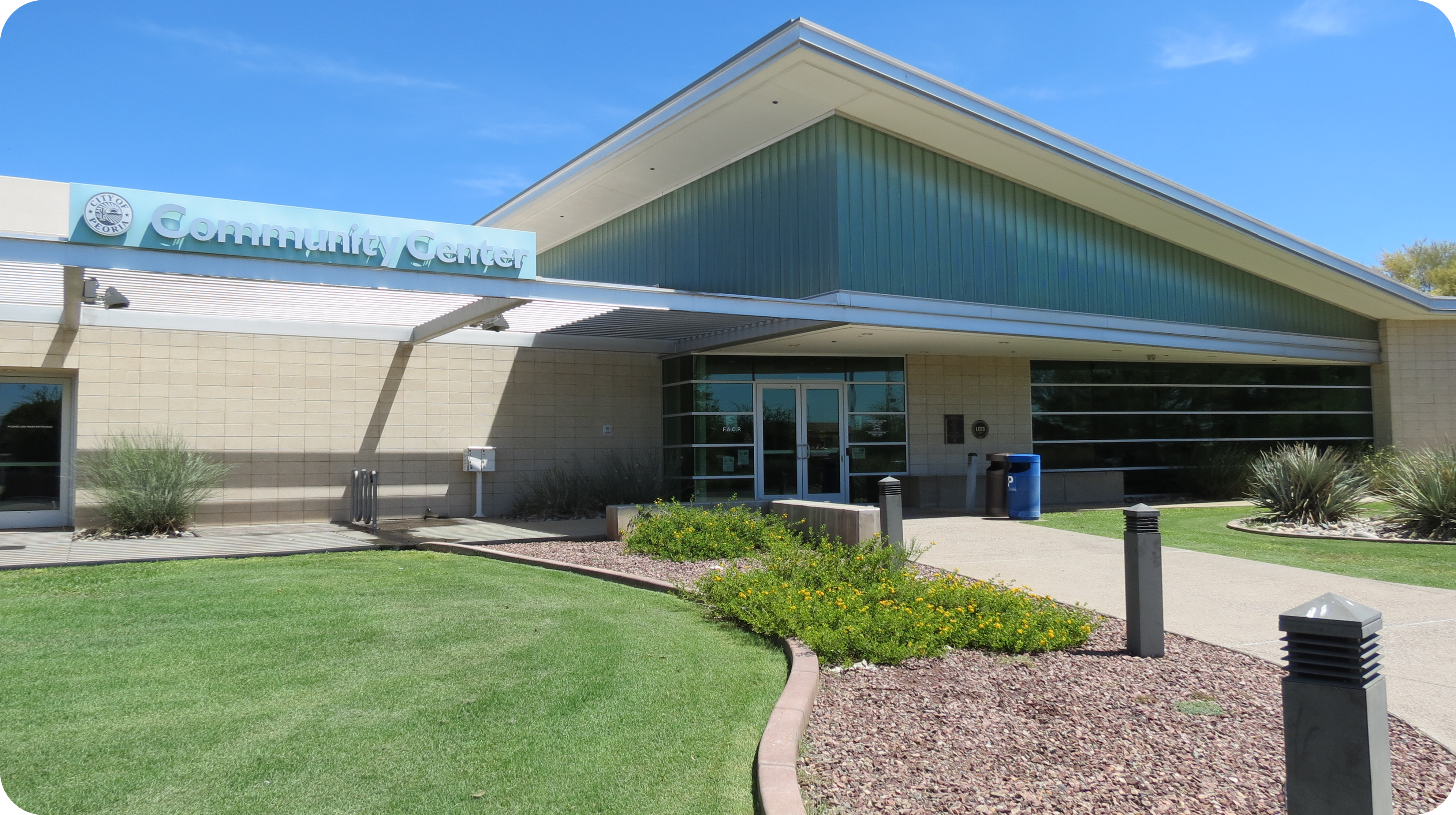 Rendering of the Adult Day Health Center Peoria Patio